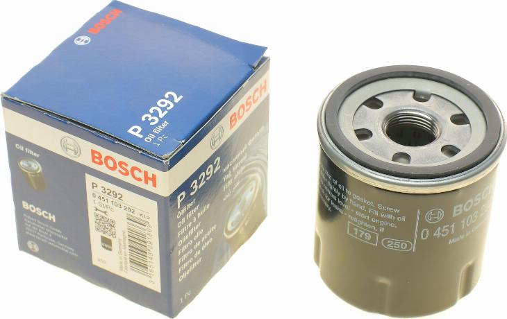 BOSCH 0 451 103 292 - Olajszűrő parts5.com