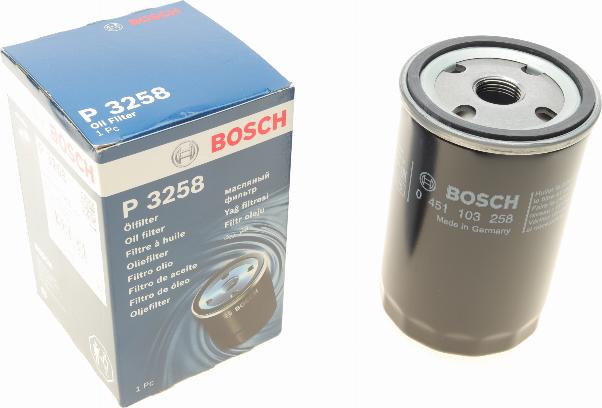 BOSCH 0 451 103 258 - Oljni filter parts5.com