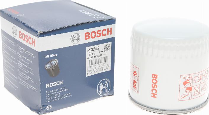 BOSCH 0 451 103 252 - Oil Filter parts5.com