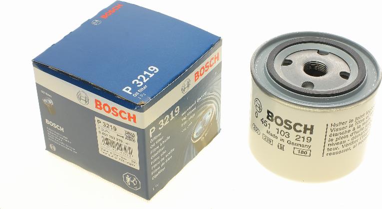 BOSCH 0 451 103 219 - Filtro de aceite parts5.com