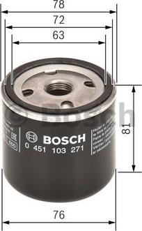 BOSCH 0 451 103 271 - Filter za ulje parts5.com