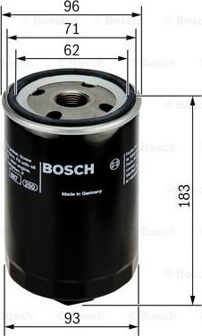 BOSCH 0 451 203 087 - Olejový filtr parts5.com