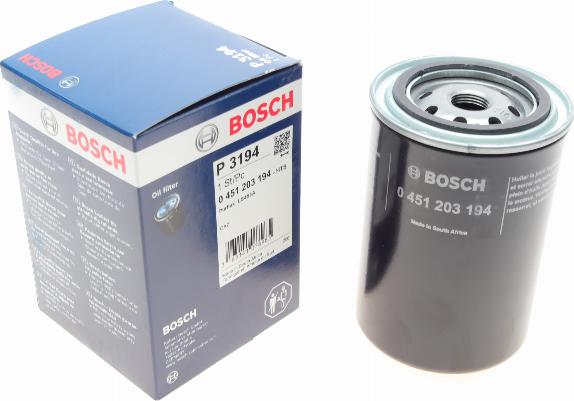 BOSCH 0 451 203 194 - Маслен филтър parts5.com