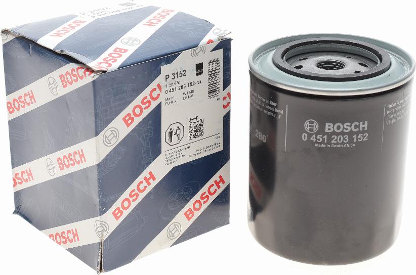 BOSCH 0 451 203 152 - Маслен филтър parts5.com