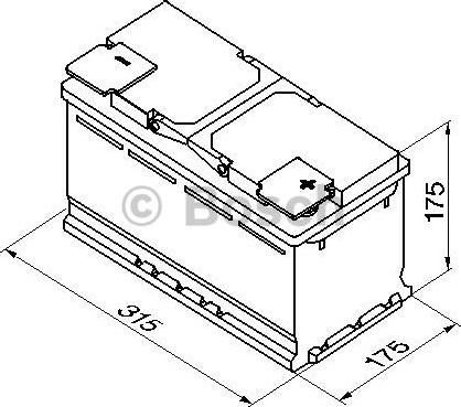 BOSCH 0 092 S40 100 - Baterie de pornire parts5.com