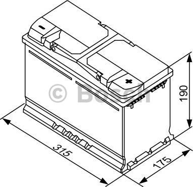 BOSCH 0 092 S40 110 - Batterie de démarrage parts5.com