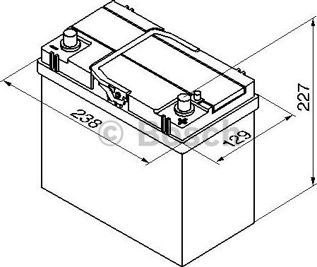 BOSCH 0 092 S40 210 - Baterie de pornire parts5.com