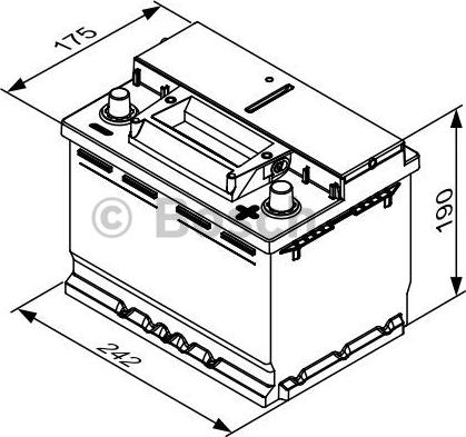 BOSCH 0 092 S4E 051 - Käynnistysakku parts5.com