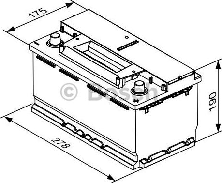 BOSCH 0 092 S4E 081 - Startovací baterie parts5.com