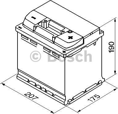 BOSCH 0 092 S50 020 - Käynnistysakku parts5.com