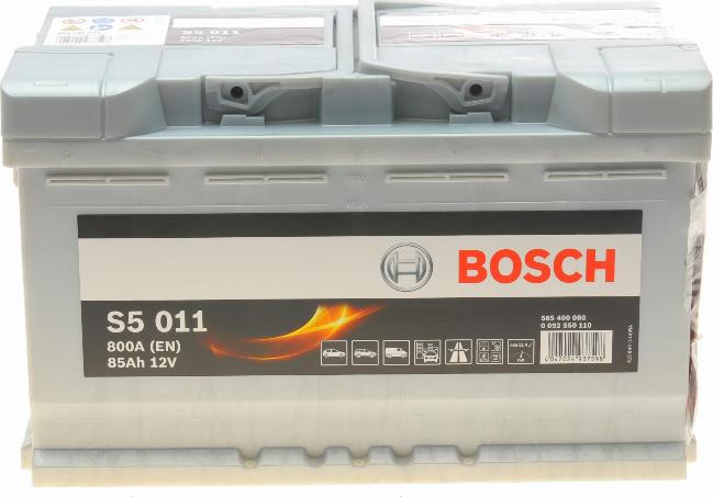 BOSCH 0 092 S50 110 - Batterie de démarrage parts5.com