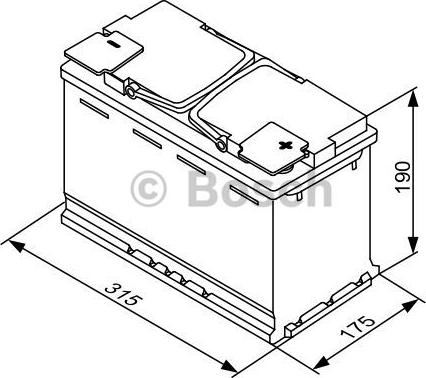 BOSCH 0 092 S5A 110 - Indító akkumulátor parts5.com