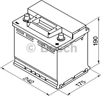 BOSCH 0 092 S30 050 - Стартов акумулатор parts5.com