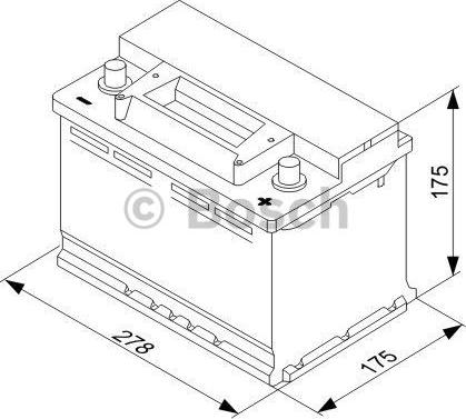 BOSCH 0 092 S30 070 - Стартов акумулатор parts5.com