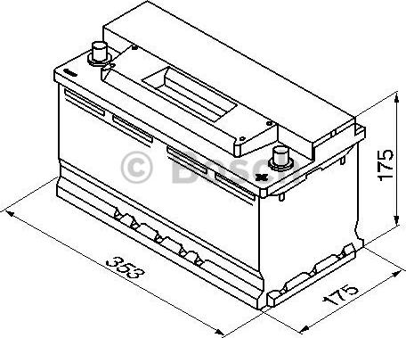 BOSCH 0 092 S30 120 - Indító akkumulátor parts5.com