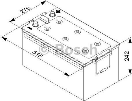 BOSCH 0 092 T50 800 - Starterbatterie parts5.com