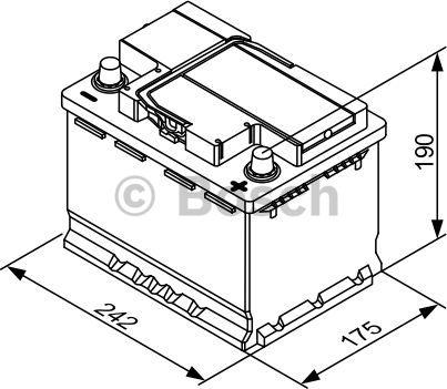 BOSCH 0 092 T30 050 - Стартов акумулатор parts5.com