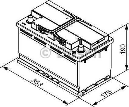 BOSCH 0 092 T30 130 - Batterie de démarrage parts5.com