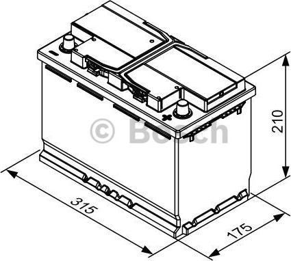 BOSCH 0 092 T30 320 - Akumulator parts5.com