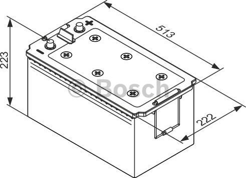 BOSCH 0 092 TE0 777 - Стартов акумулатор parts5.com