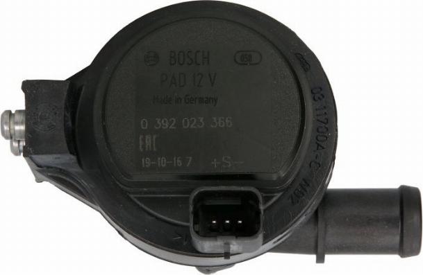 BOSCH 0 392 023 366 - Pompa apa suplimentar parts5.com