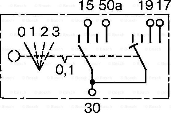 BOSCH 0 342 315 001 - Comutator, sistem de preancalzire parts5.com