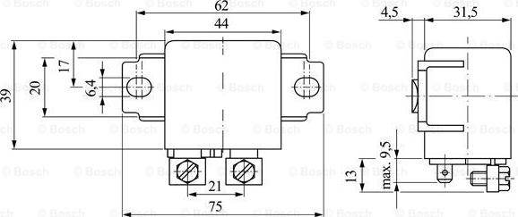 BOSCH 0 332 002 156 - Releu acumulator parts5.com