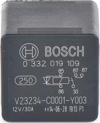 BOSCH 0 332 019 109 - Ρελέ, ρεύμα λειτουργίας parts5.com