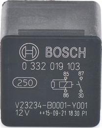 BOSCH 0 332 019 103 - Relé, munkaáram parts5.com