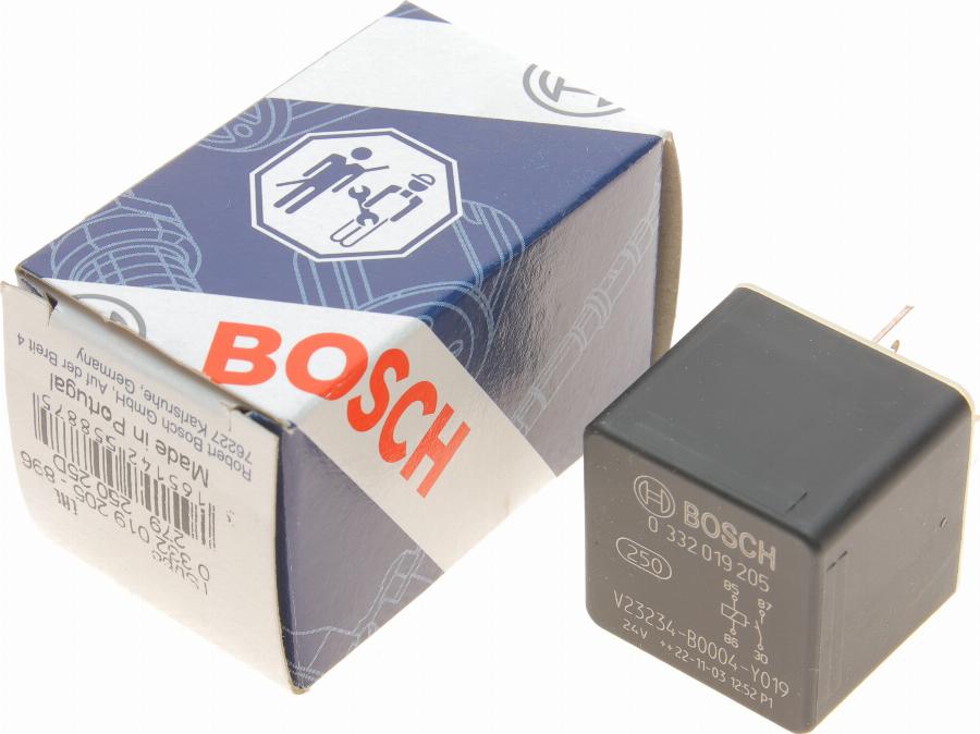 BOSCH 0 332 019 205 - Releu, curent alimentare parts5.com