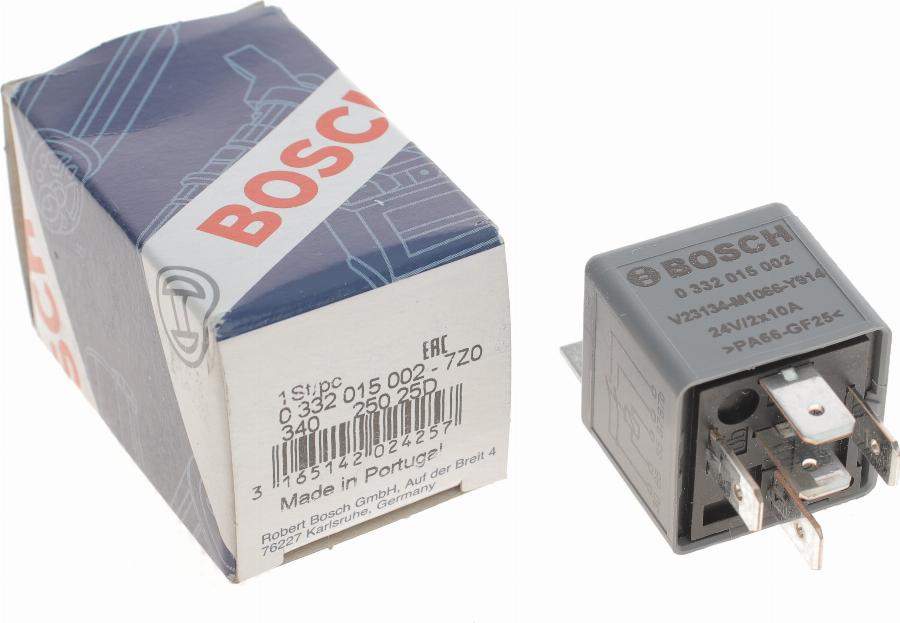 BOSCH 0 332 015 002 - Relay, main current parts5.com