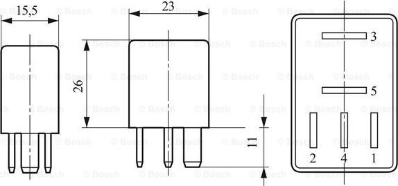 BOSCH 0 332 011 007 - Modul semnalizare parts5.com