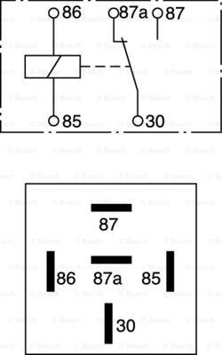 BOSCH 0 332 209 151 - Releu, curent alimentare parts5.com