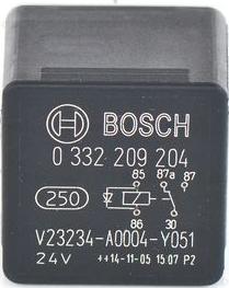 BOSCH 0 332 209 204 - Relé, corriente de trabajo parts5.com