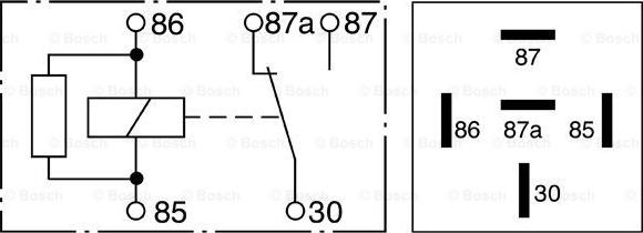 BOSCH 0 332 209 206 - Relais, ABS parts5.com