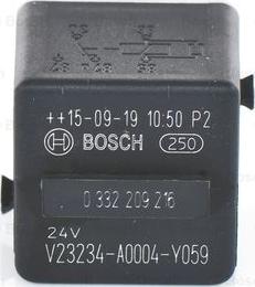 BOSCH 0 332 209 216 - Releu, claxon parts5.com