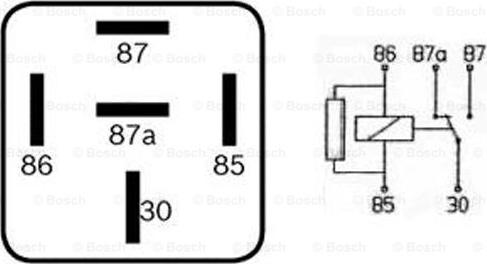 BOSCH 0 332 209 216 - Releu, claxon parts5.com