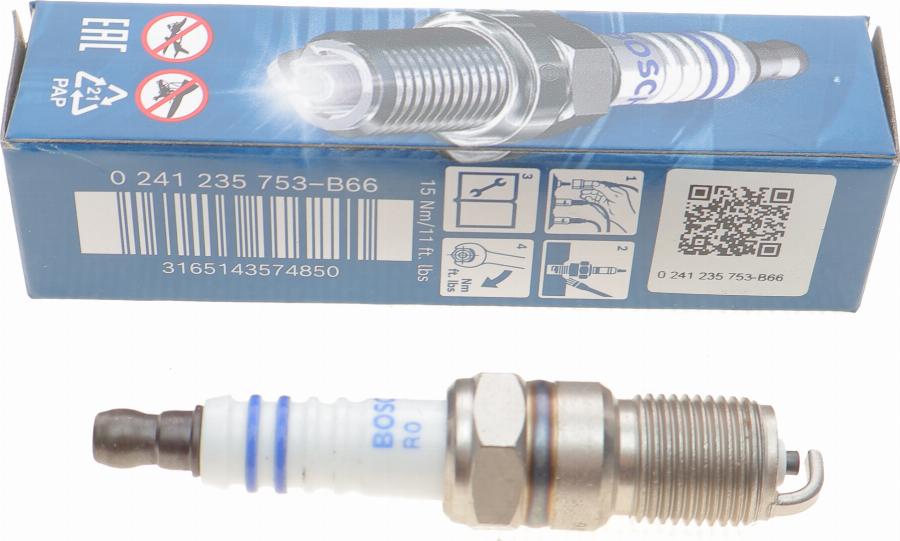 BOSCH 0 241 235 753 - Svećica za paljenje parts5.com