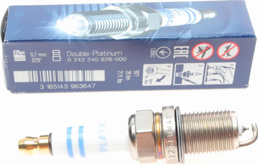 BOSCH 0 242 240 628 - Spark Plug parts5.com