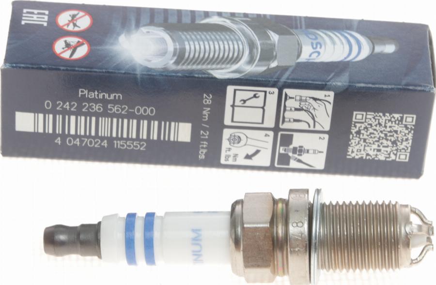 BOSCH 0 242 236 562 - Zapaľovacia sviečka parts5.com