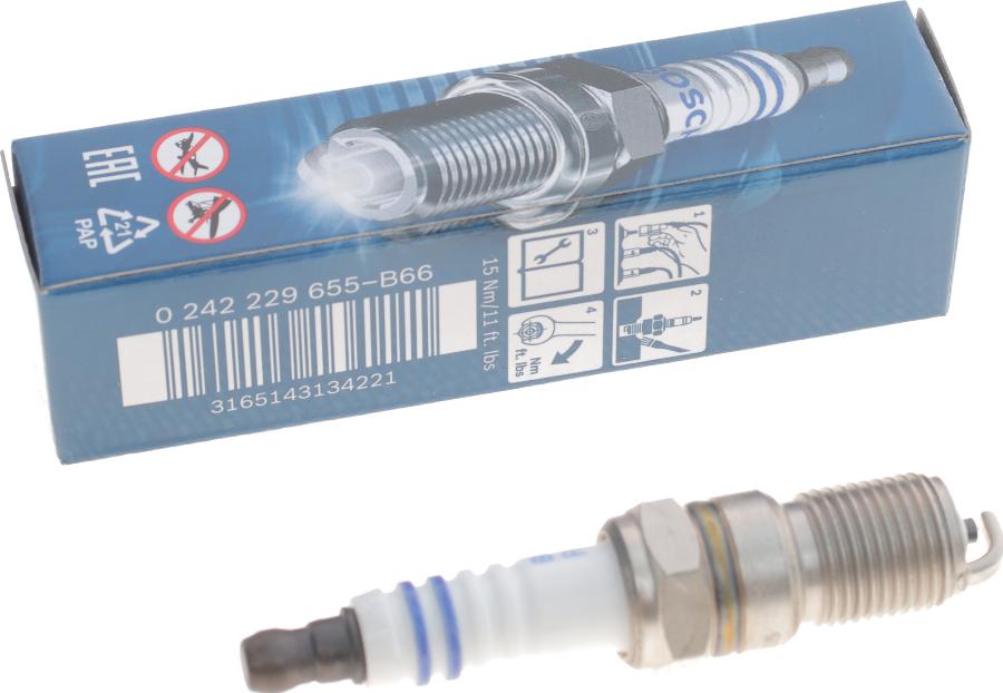 BOSCH 0 242 229 655 - Spark Plug parts5.com