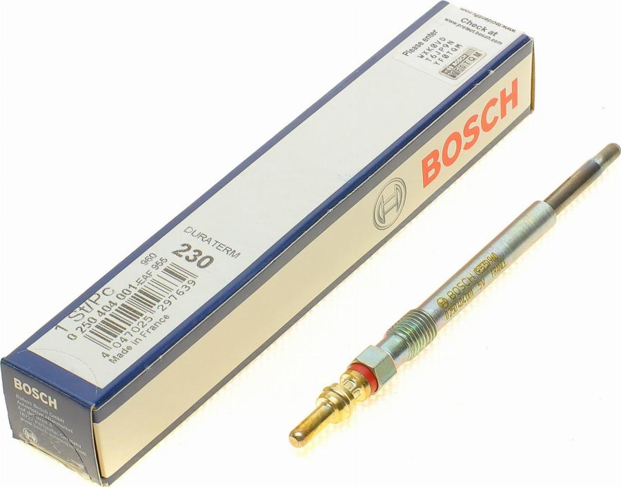 BOSCH 0 250 404 001 - Izzítógyertya parts5.com