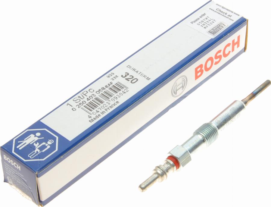 BOSCH 0 250 403 058 - Žhavicí svíčka parts5.com