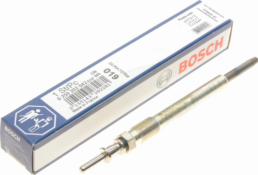 BOSCH 0 250 202 042 - Bujie incandescenta parts5.com