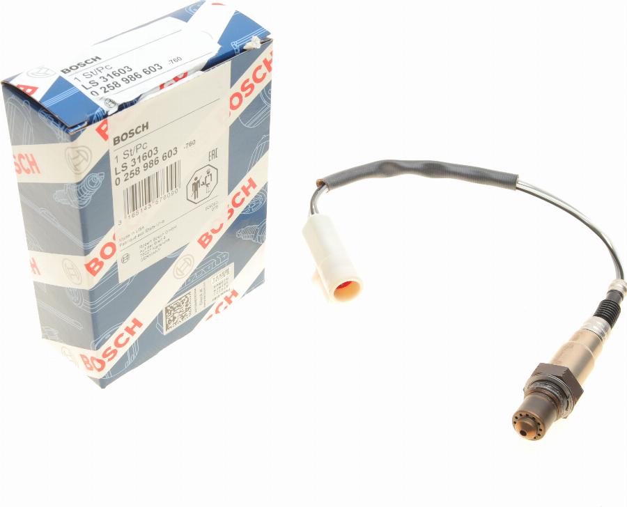 BOSCH 0 258 986 603 - Lambda sonda parts5.com