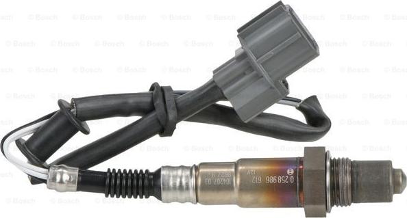 BOSCH 0 258 986 612 - Lambda Sensor parts5.com