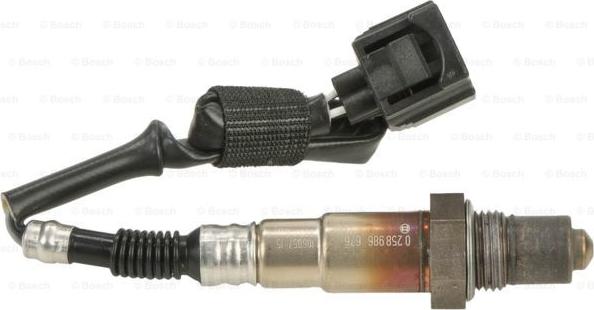 BOSCH 0 258 986 676 - Sonda Lambda parts5.com