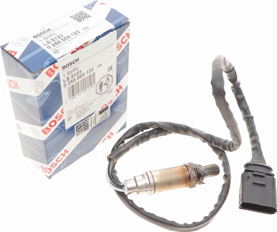 BOSCH 0 258 005 123 - Lambdaszonda parts5.com