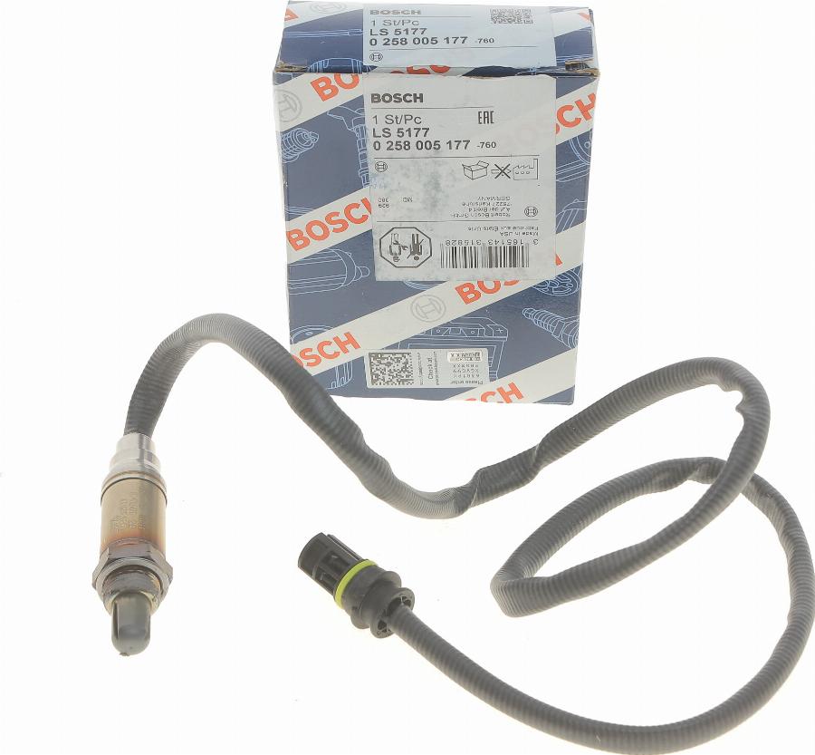 BOSCH 0 258 005 177 - Lambda Sensor parts5.com