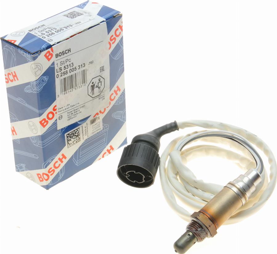 BOSCH 0 258 005 313 - Sonde lambda parts5.com